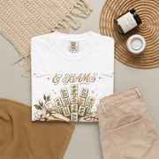 Between the Books & Bams Shirt | Book Club Mahjong Comfort Colors Tee