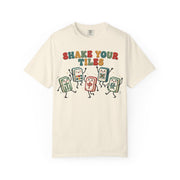 Shake Your Tiles Mahjong Shirt | Funny Dancing Tiles Comfort Colors Tee