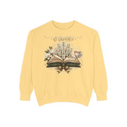 Between the Books & Bams Sweatshirt | Book Club Mahjong Comfort Colors Crewneck