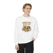 I Bring the Tiles & the Tea Sweatshirt | Southern Mahjong Hostess Gift Comfort Colors Crewneck