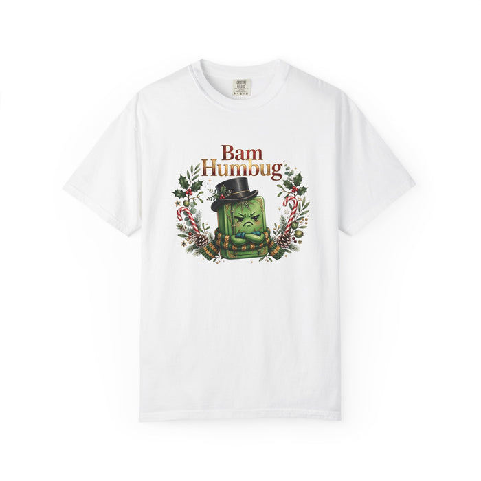 Bam Humbug Shirt in White, Mahjong gift from Darlin' Let's Mahj
