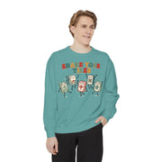 Shake Your Tiles Mahjong Sweatshirt | Funny Dancing Tiles Comfort Colors Crewneck