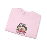 Merry Mahj Christmas Sweatshirt | Pink Bow & Magnolia Gildan Crewneck