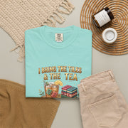 I Bring the Tiles & the Tea Shirt | Southern Mahjong Hostess Gift Comfort Colors Tee