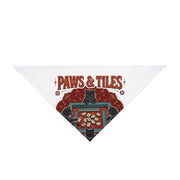 Paws & Tiles Mahjong Pet Bandana | Cats at the Mahj Table Dog Bandana